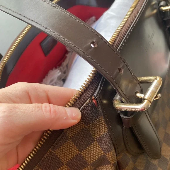 AUTHENTIC Louis Vuitton Verona MM Damien Ebony shoulder handbag - Picture 7 of 16